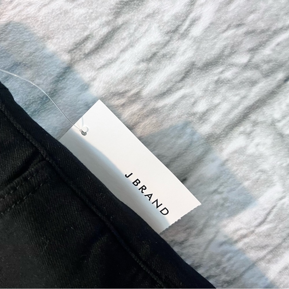 NWT J Brand 24” Maria High Rise Skinny Jeans in Seriously Black - Picture 10 of 12